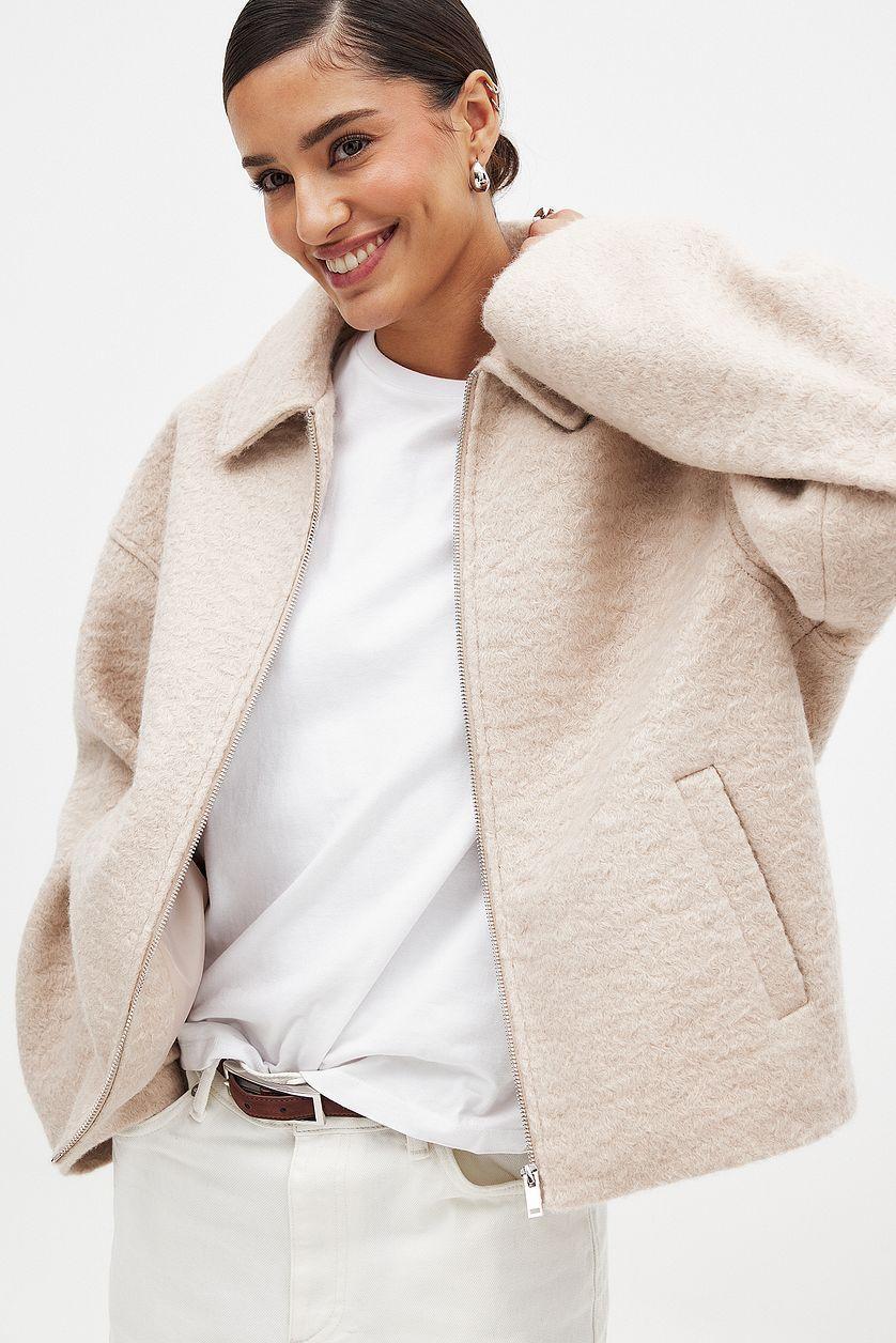 Boucle Zip Jacket Product Image