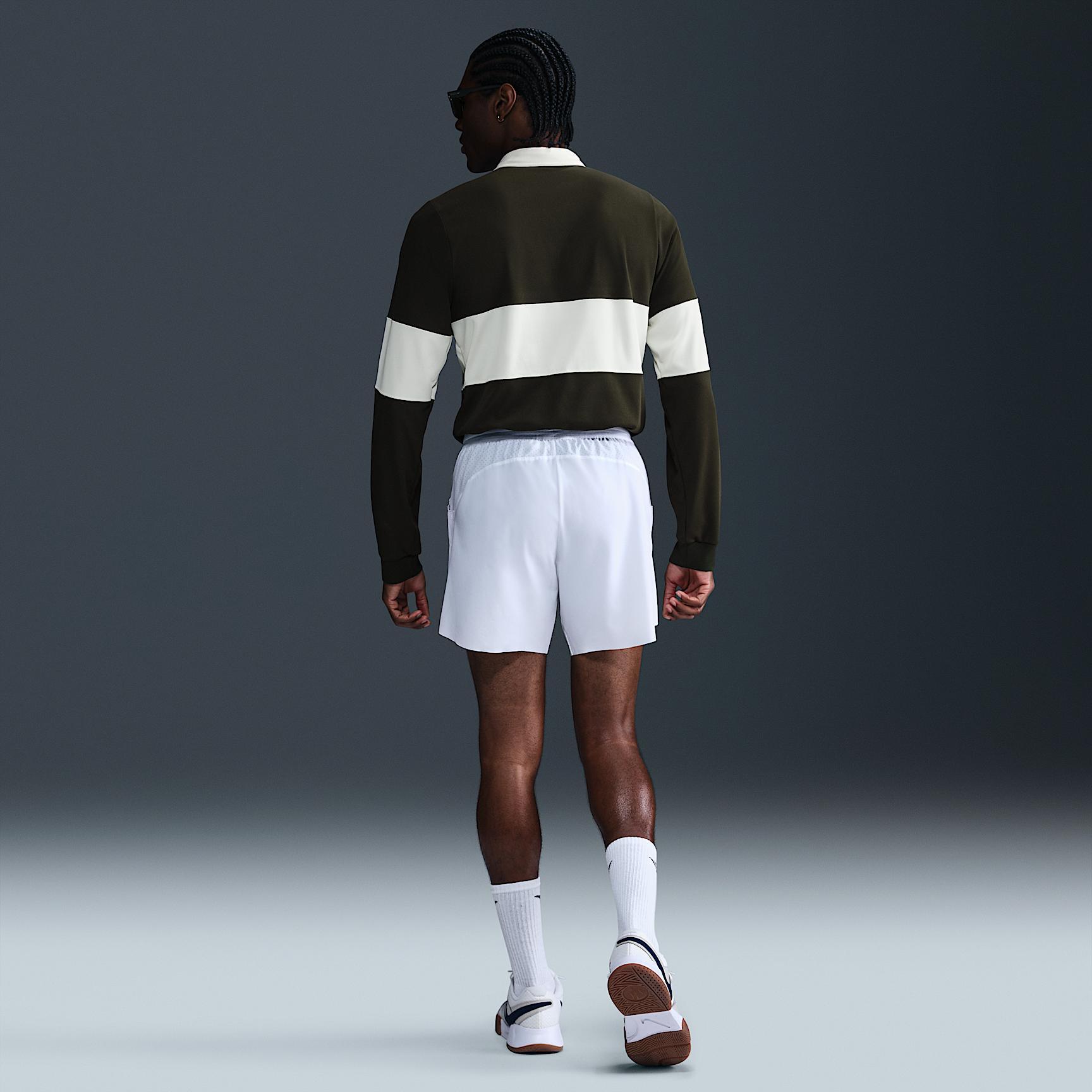 NikeCourt Slam Men's Dri-FIT ADV Long-Sleeve Tennis Polo Product Image