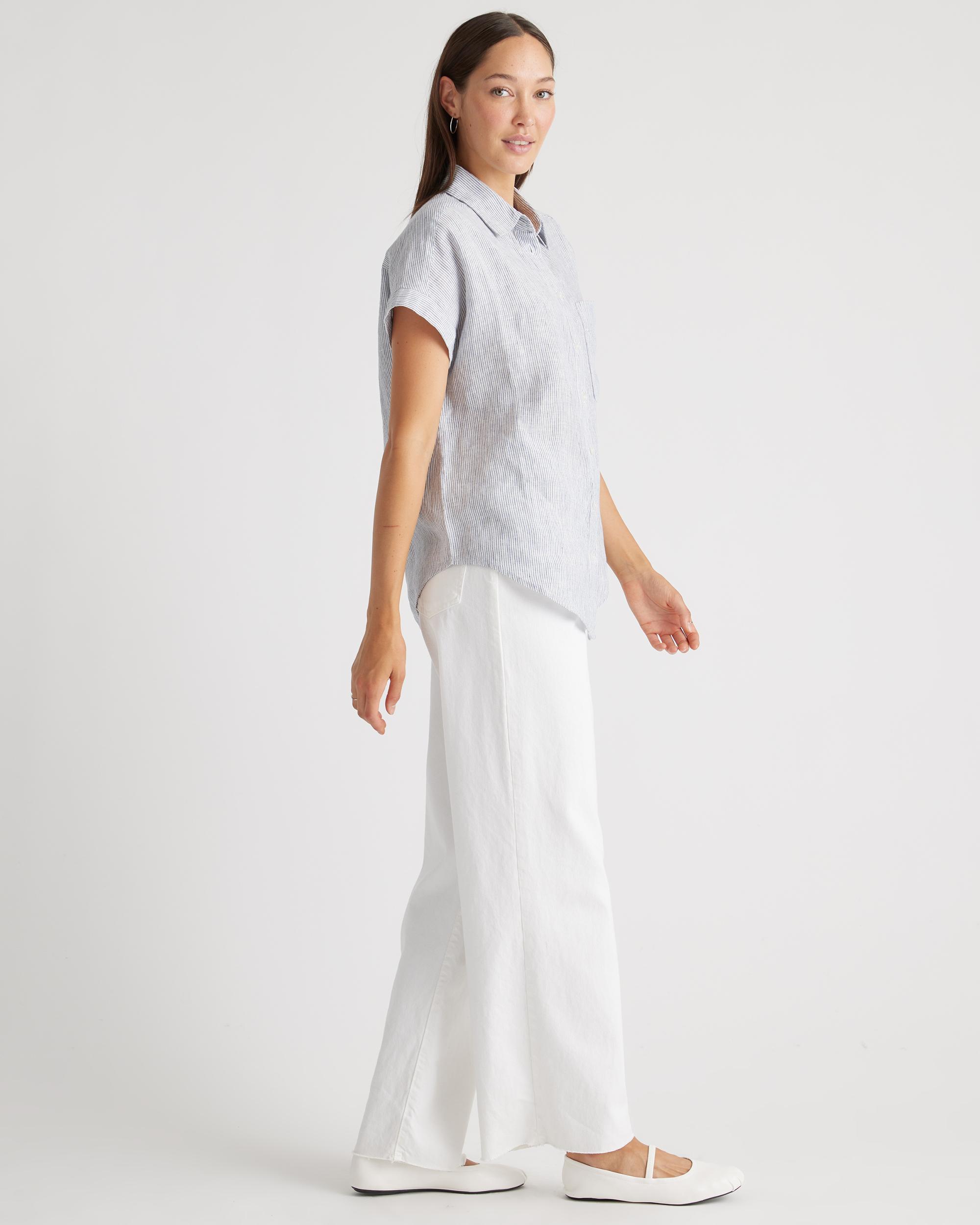 Quince | Women's 100% European Linen Camp Shirt Product Image