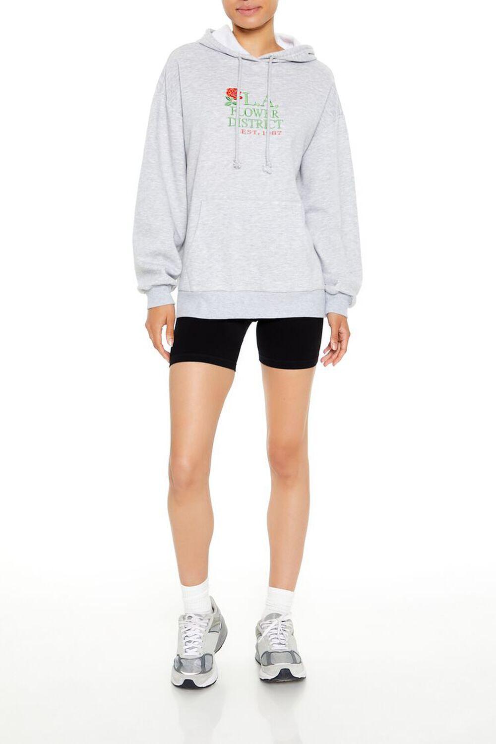 Fleece LA Flower District Hoodie | Forever 21 Product Image