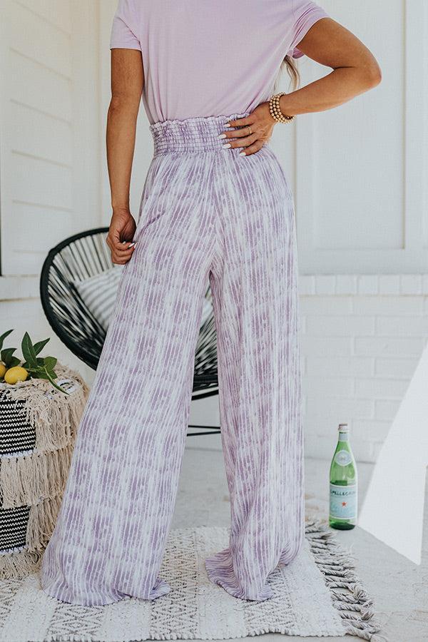 Malibu Cruise Stripe Pants In Purple Product Image