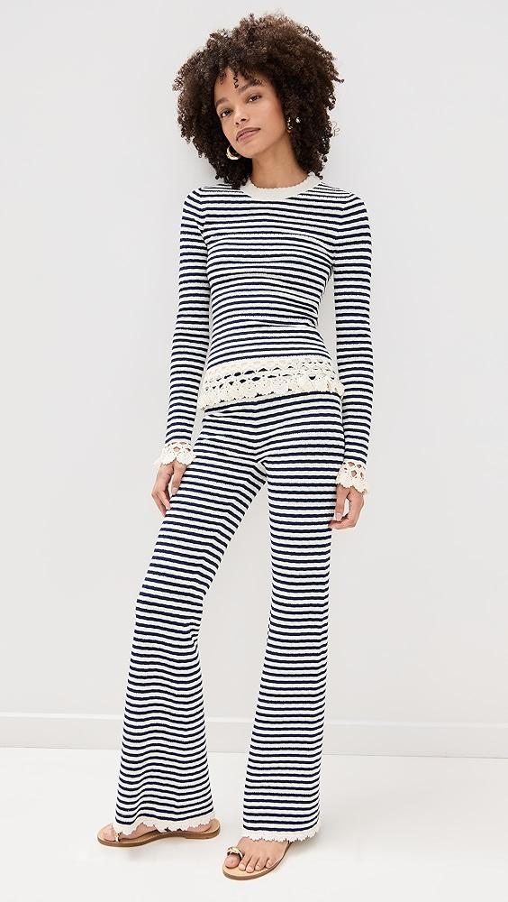 Sea Addy Striped Knit Pants | Shopbop Product Image