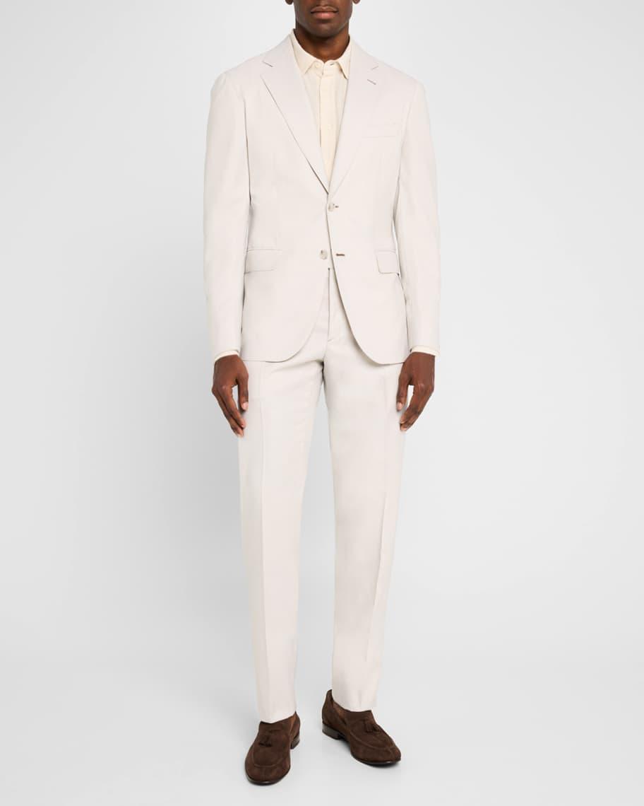 Mens Wool Twill Suit Product Image