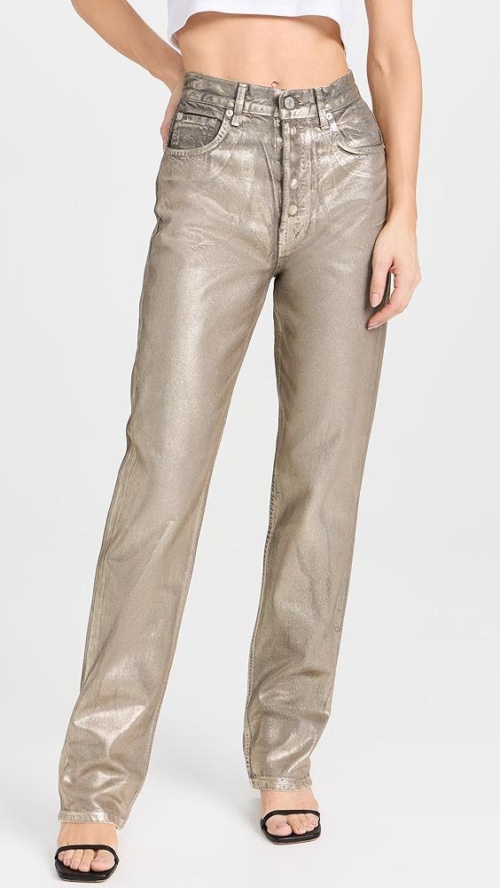 EB Denim High Rise Straight Jeans | Shopbop Product Image