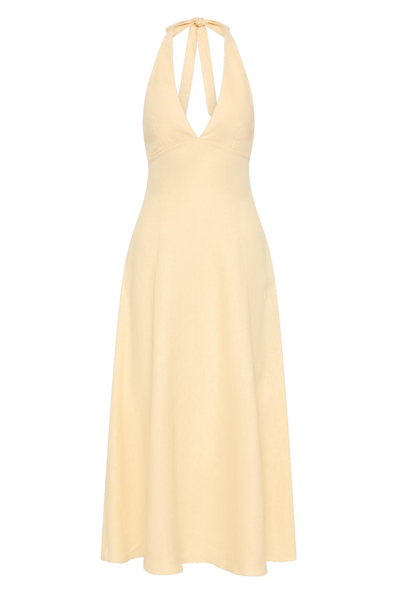 Marais Midi Dress Butter Product Image