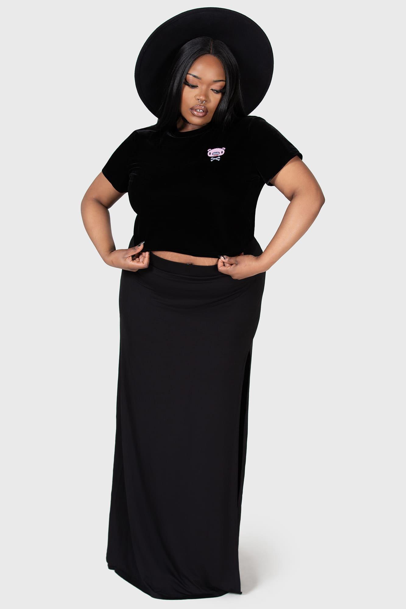 Gloomy Bones Crop Top [PLUS] Female Product Image
