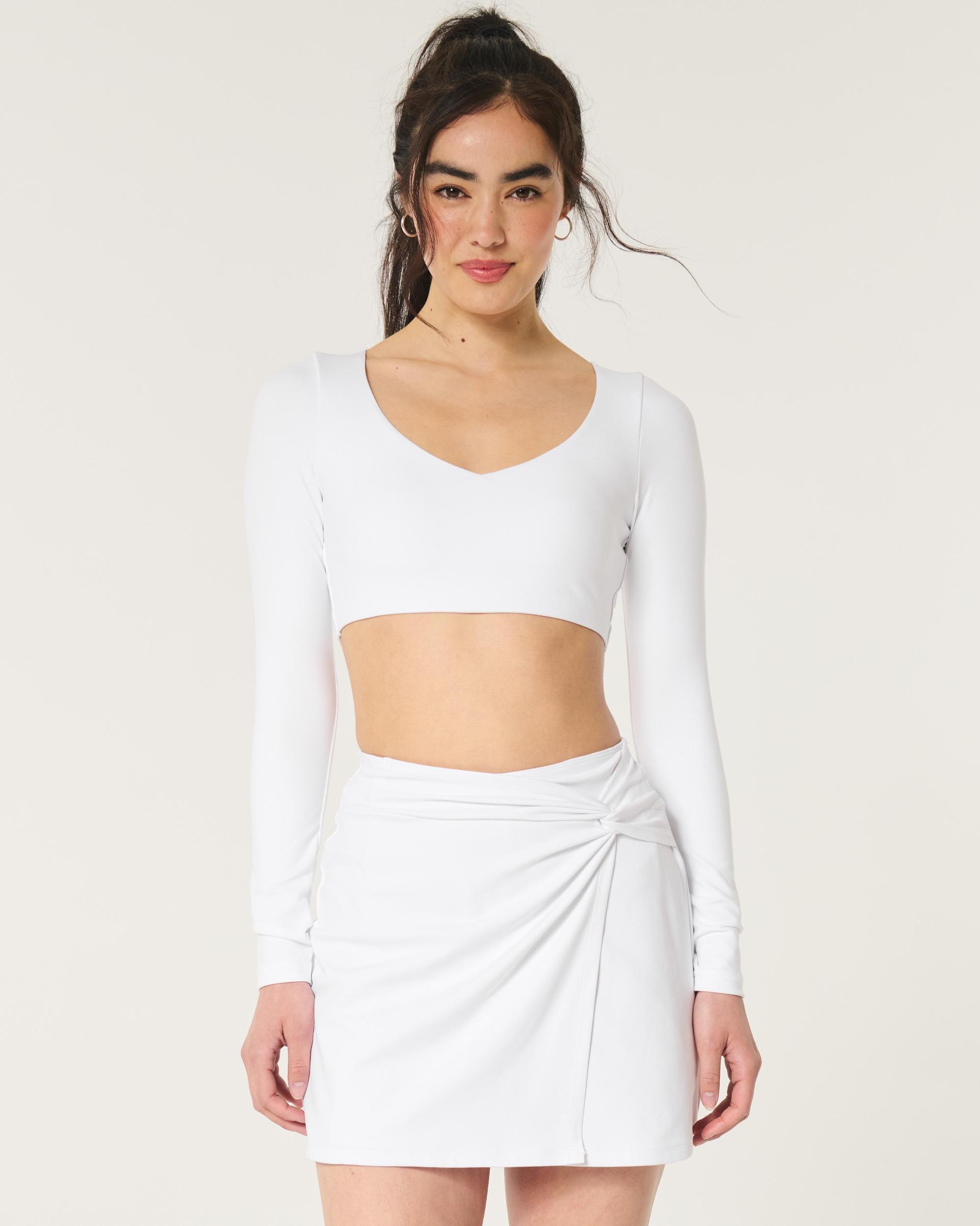 Gilly Hicks Active Recharge Ultra-Crop Plunge Top Product Image