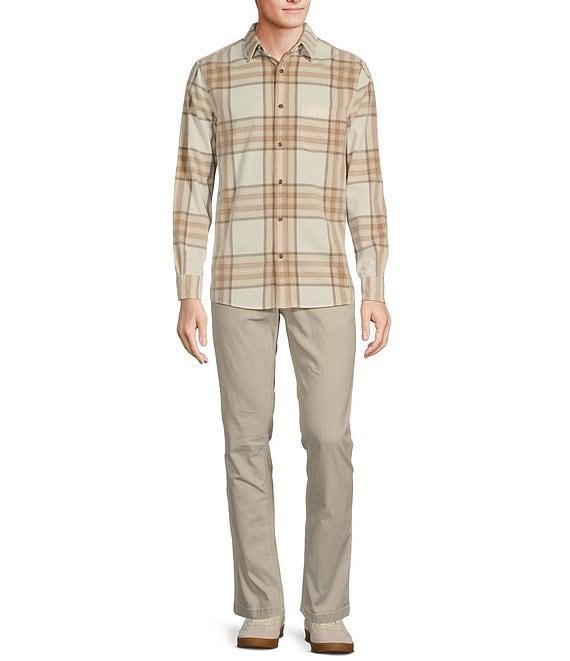 Rowm The Nomad Long Sleeve Large Plaid Washed Corduroy Shirt Product Image