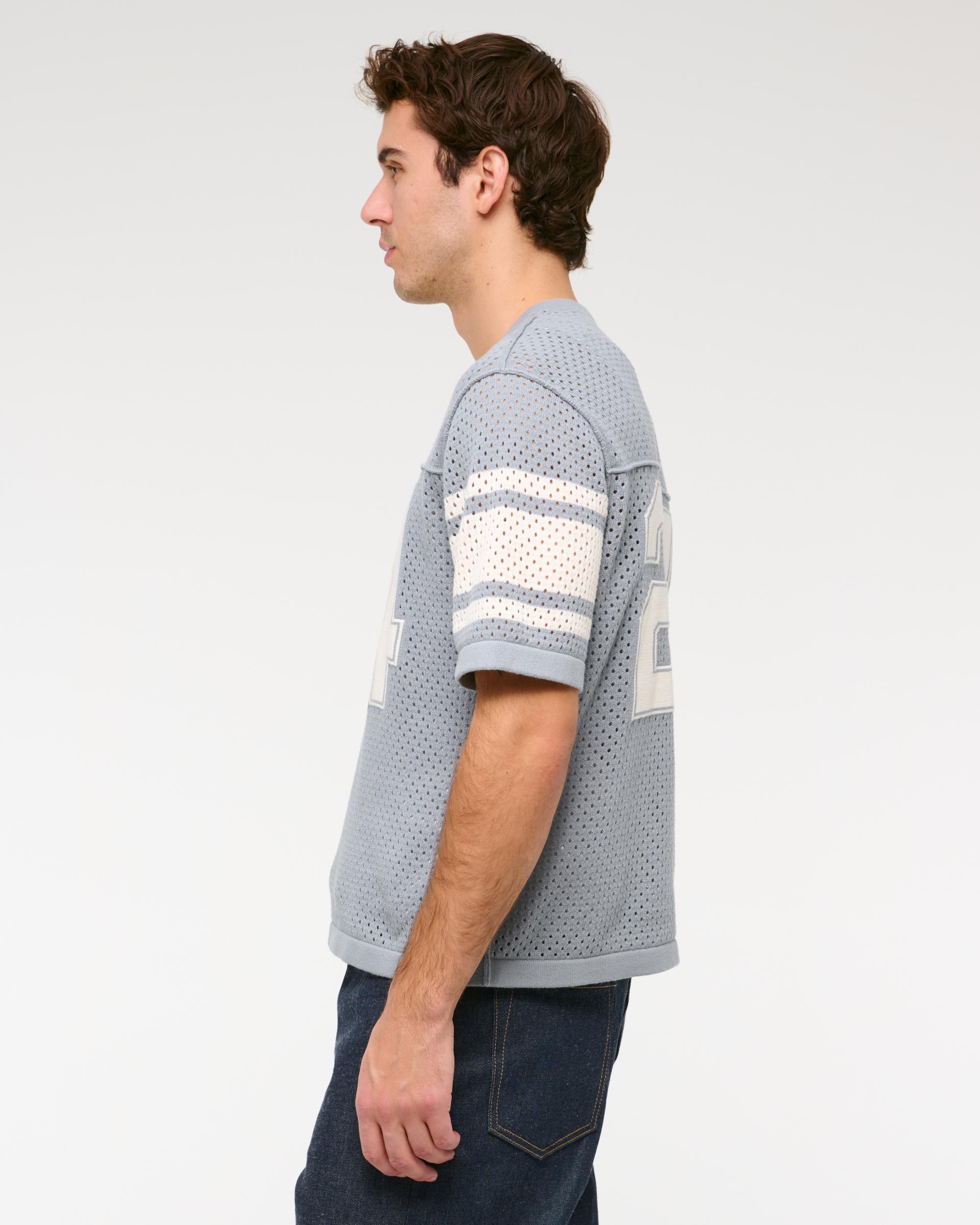 Football Jersey-Inspired Sweater Product Image