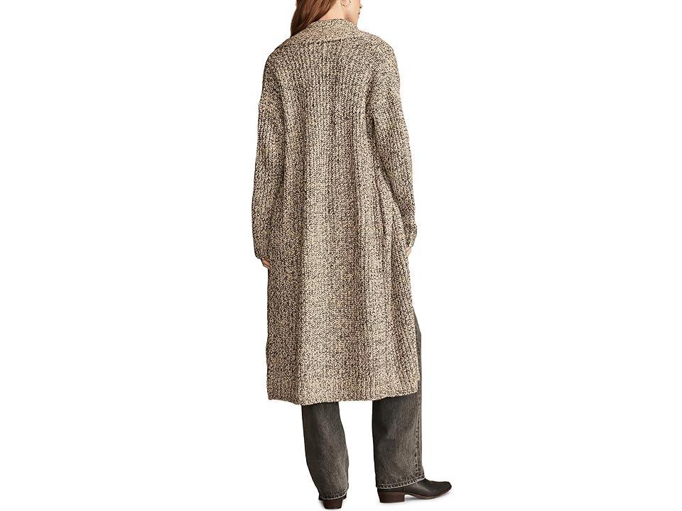 Lucky Brand Marled Sweater Coatigan Multi) Women's Clothing Product Image