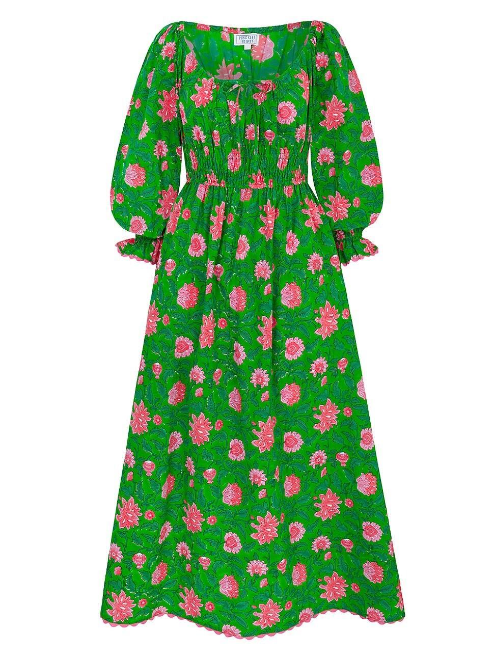 Womens Emerald Jungle Hampi Dress Product Image