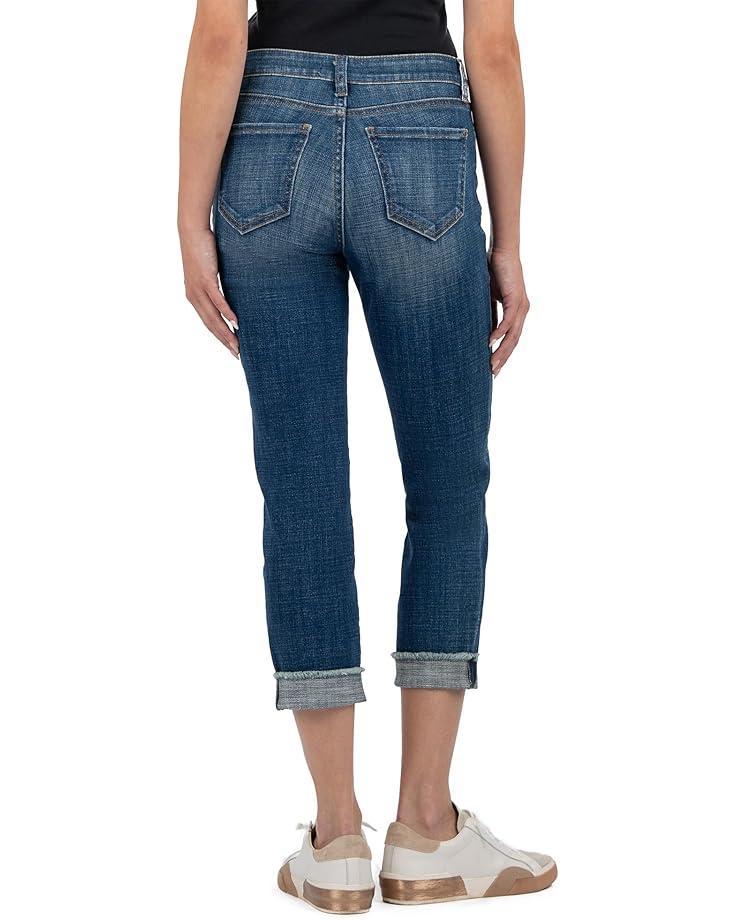 Women's KUT from the Kloth Amy Crop Straight Leg- Roll Up Fray Product Image