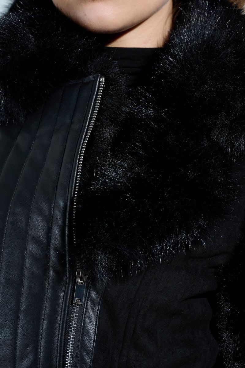 GOODIE MIXED MEDIA COAT Product Image