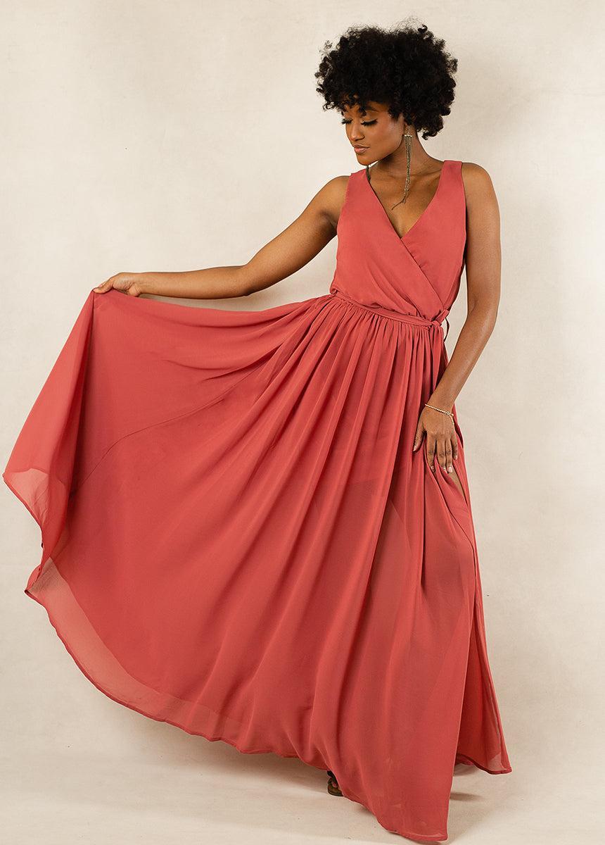 Miriam Bridesmaid Dress in Camellia Female Product Image