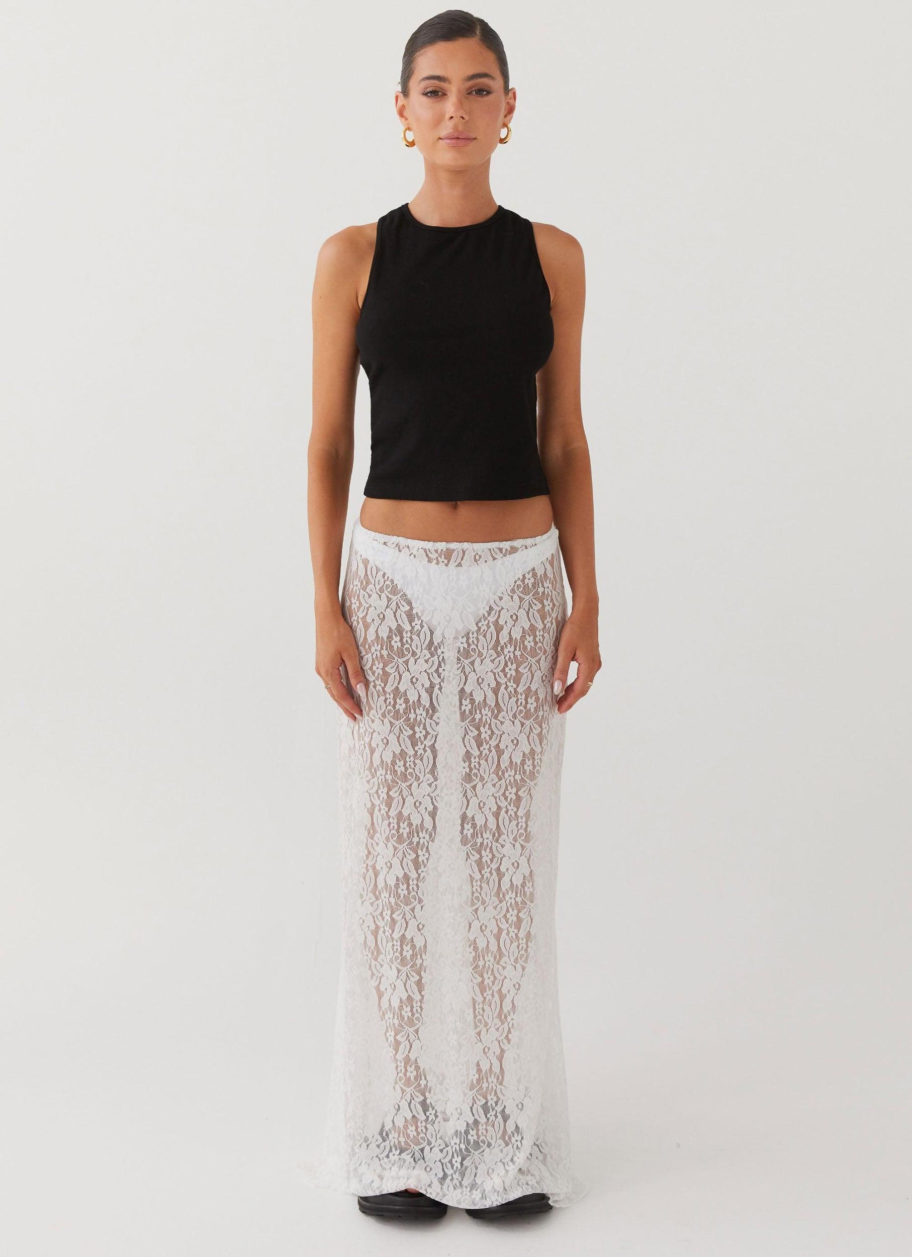 Alice Cut Out Tank Top - Black Product Image
