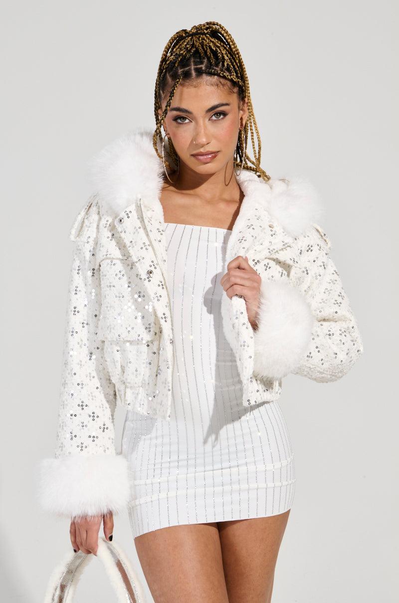 SNOWBIRD FUR TRIM PUFFER Product Image