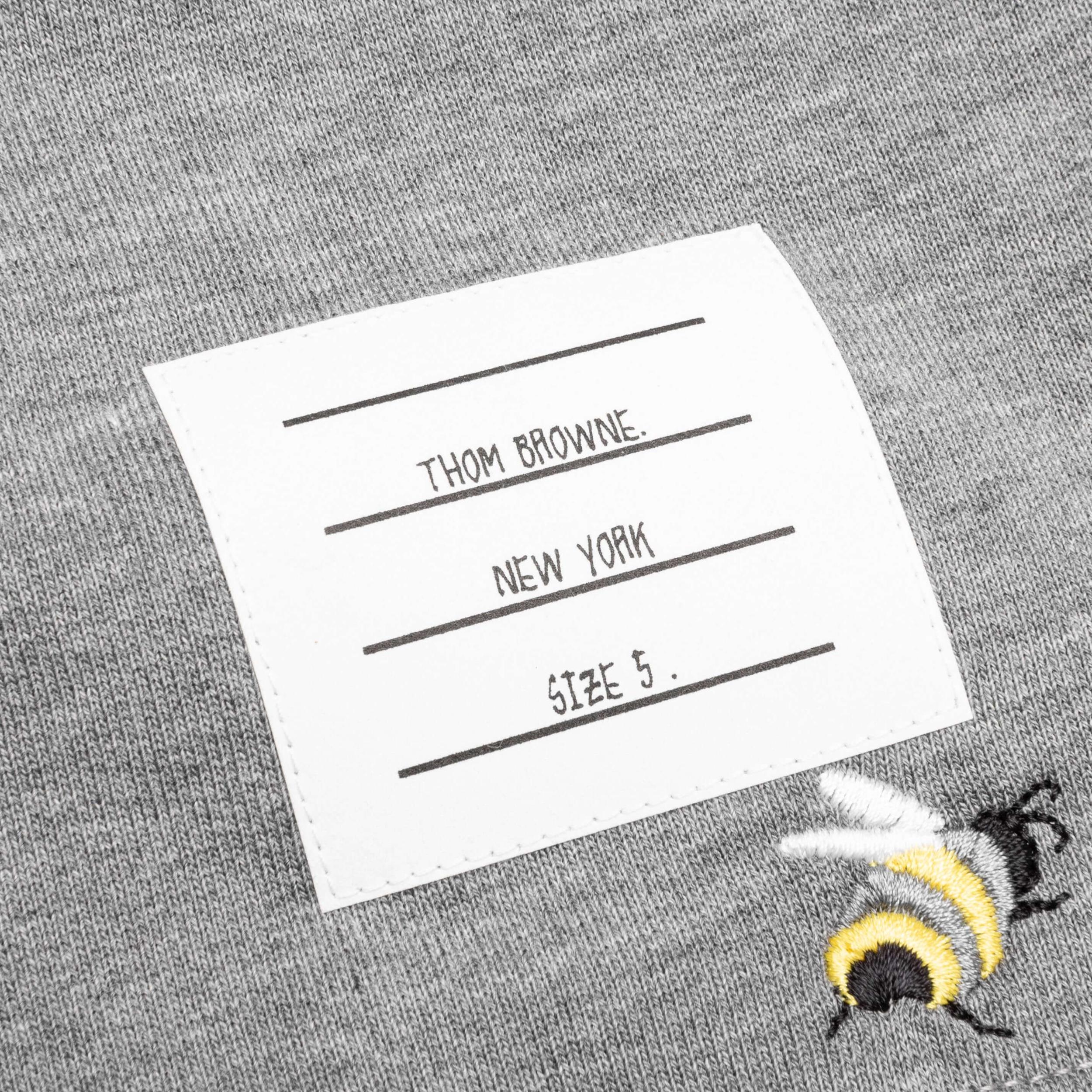 Sweat Shorts w/ Emb Birds - Medium Grey Male Product Image