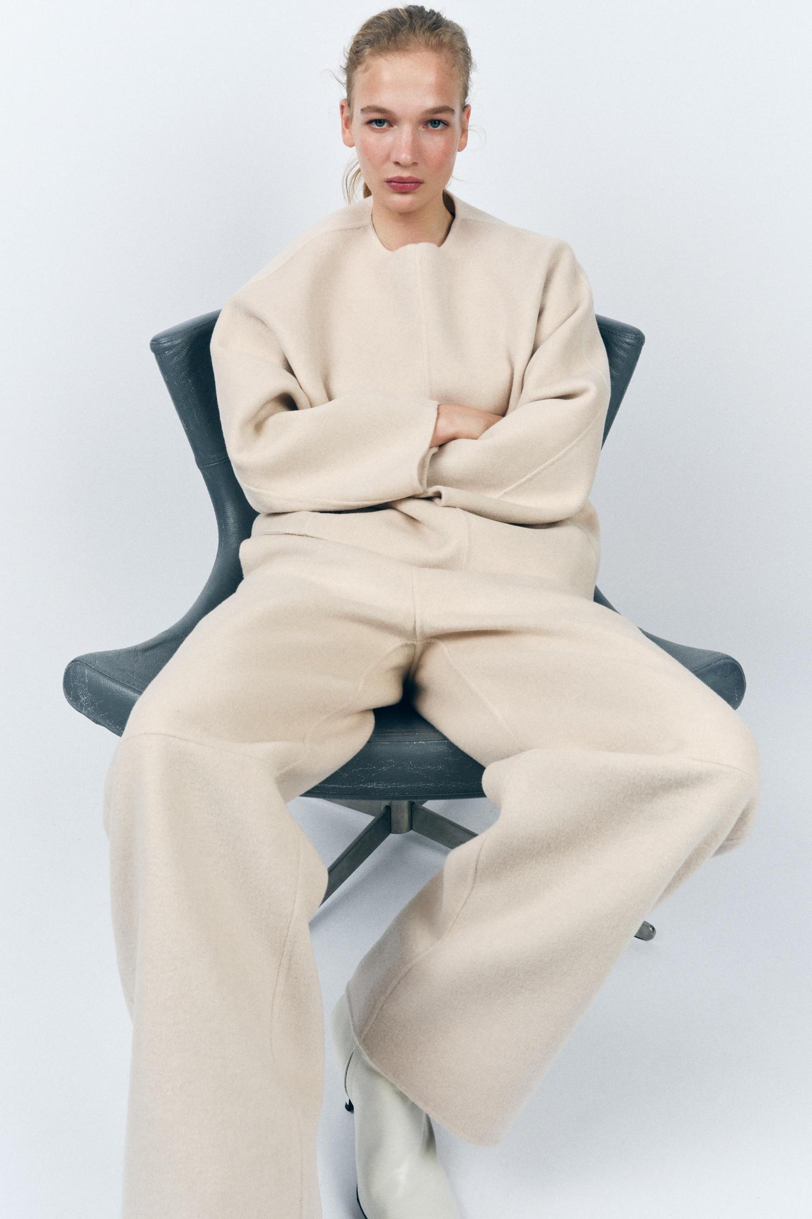 ZW COLLECTION WOOL BLEND PANTS Product Image