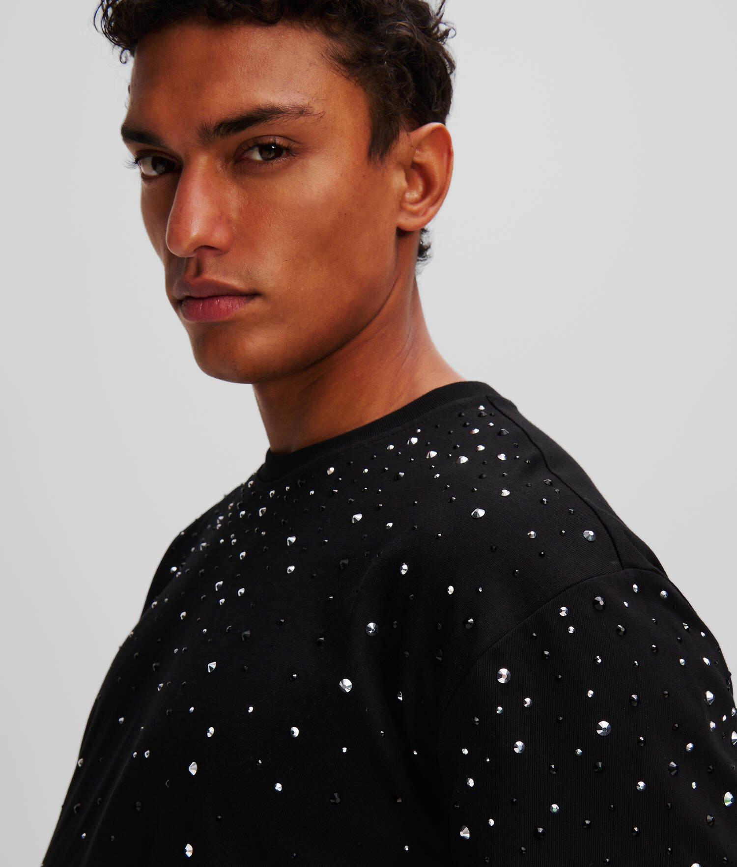 Mens Camp-Collar Short-Sleeve Sweater Product Image