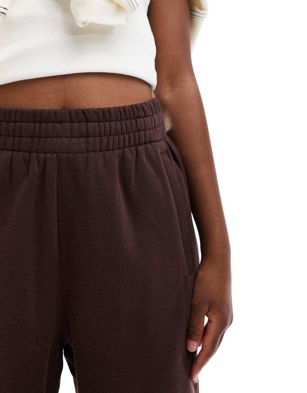 adidas Originals essential track pants in brown Product Image