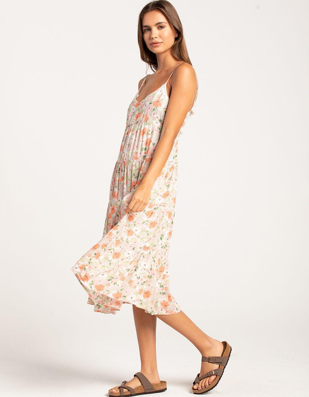 RSQ Womens Print Tier Midi Dress Product Image