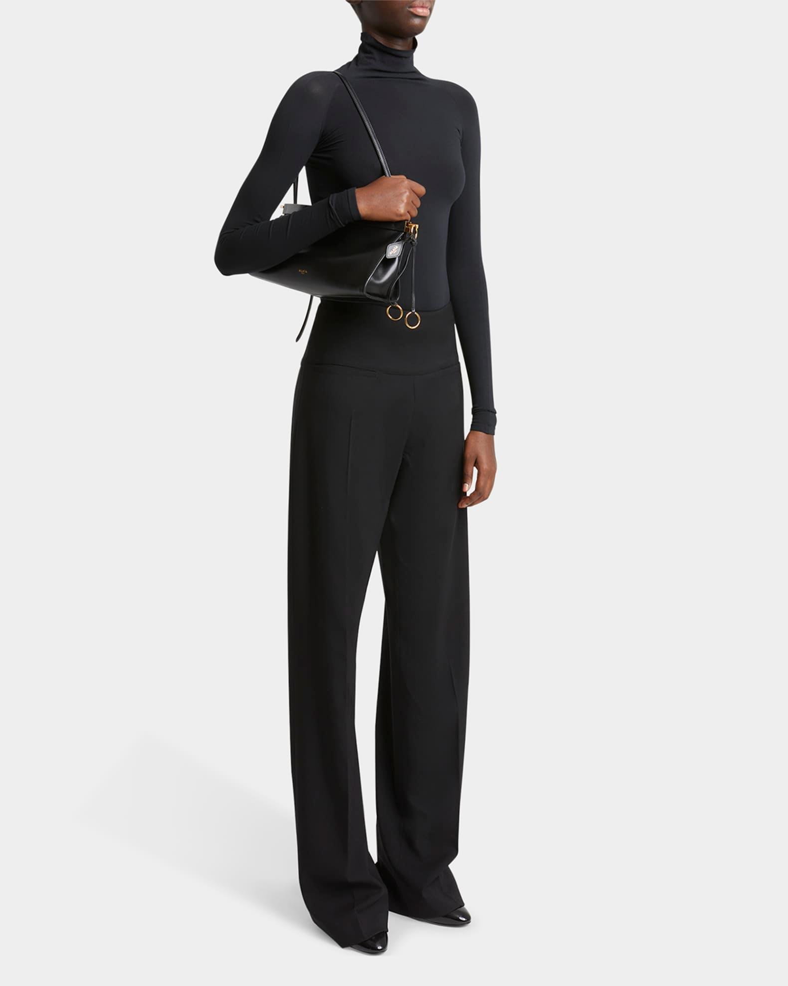 Le Click Medium Shoulder Bag in Glossy Leather Product Image