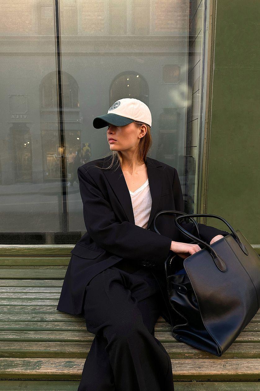 Oversized Open Back Blazer Product Image