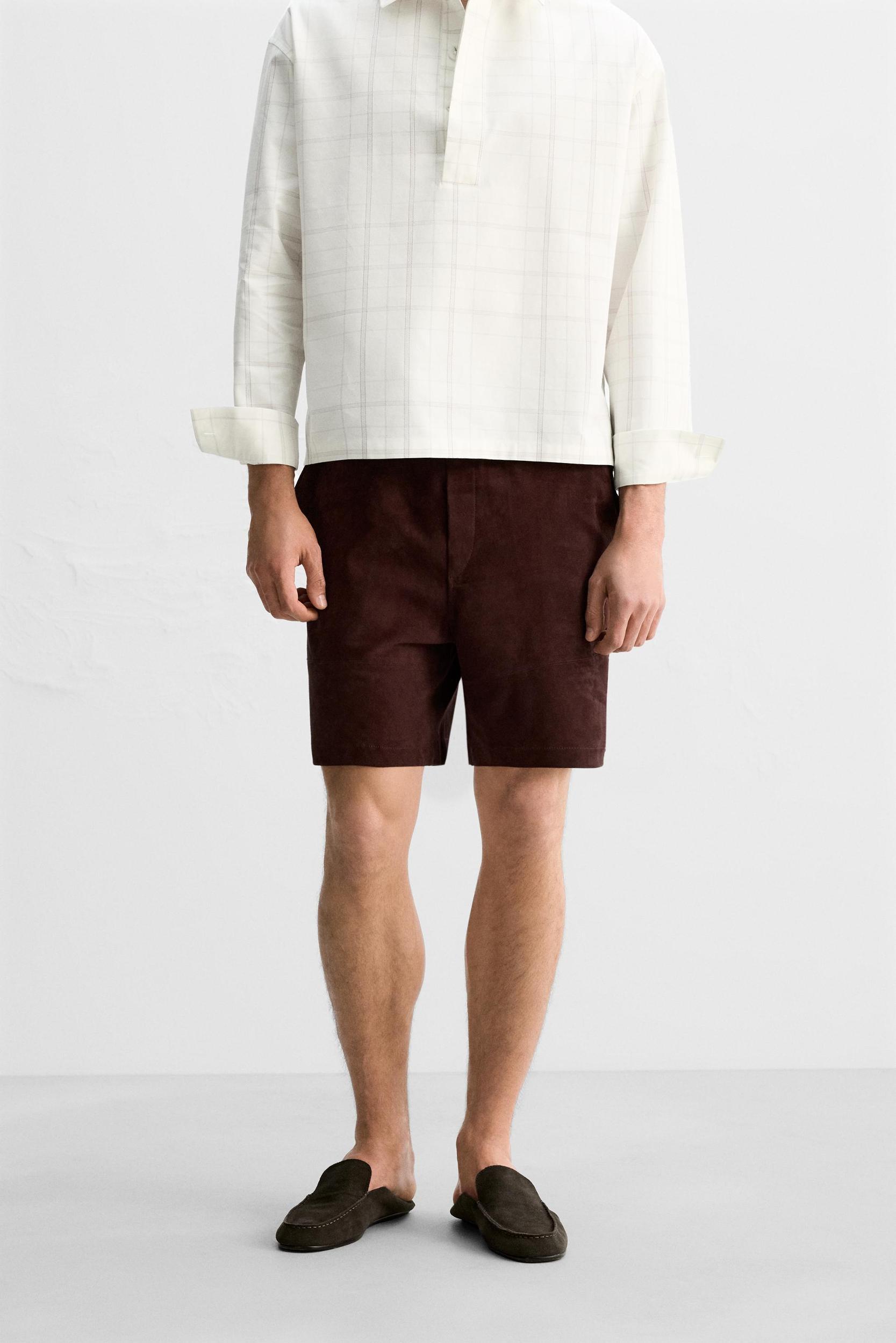 LIMITED EDITION SUEDE SHORTS Product Image