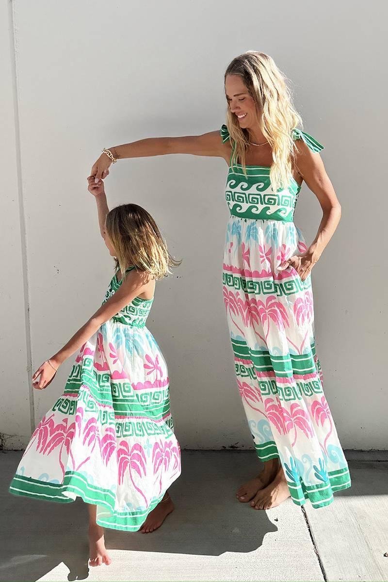 Cami Dress Tropical Palm Product Image
