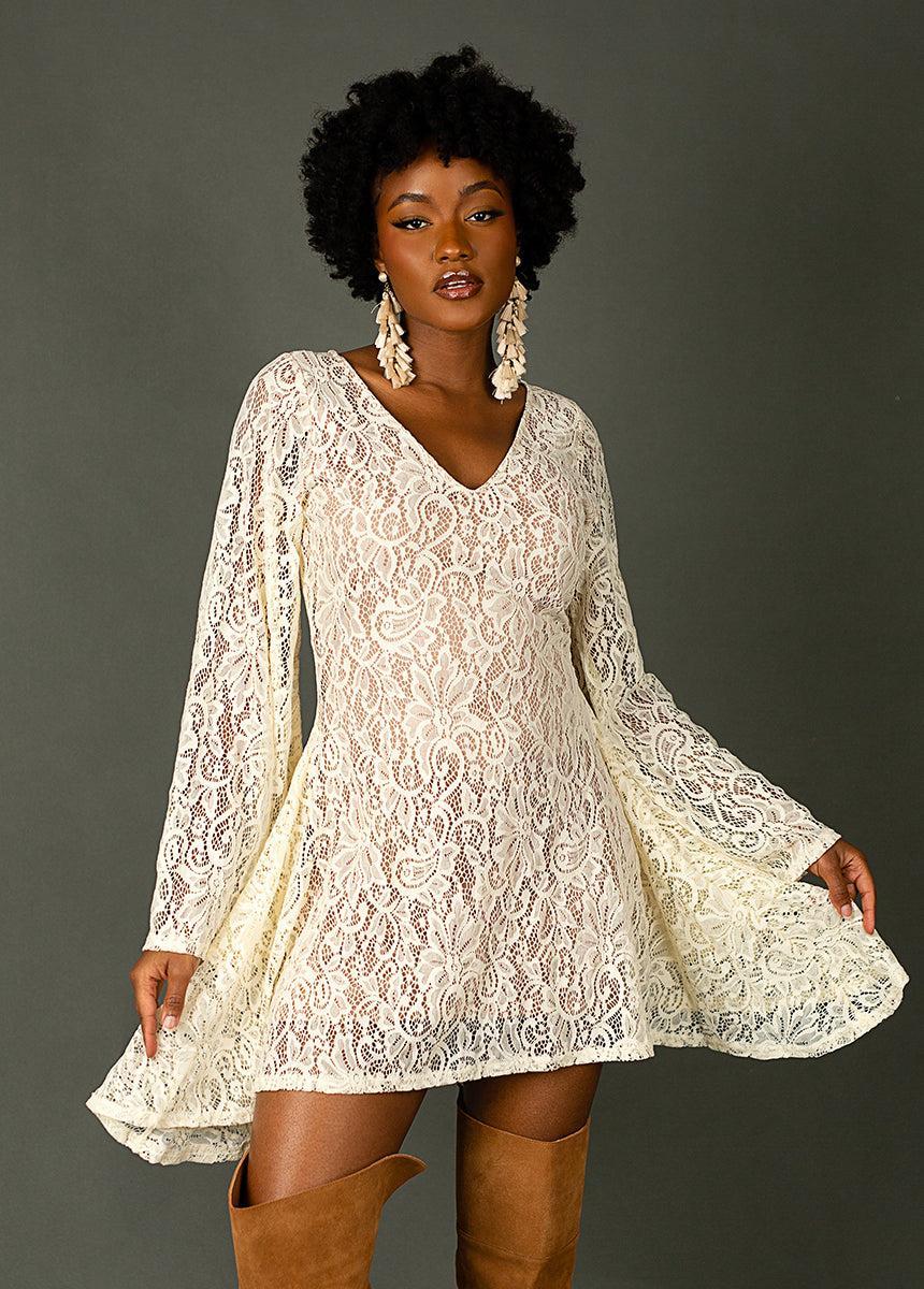Gali Dress in Cream Female Product Image