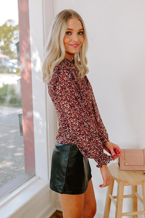 Vivid Views Floral Shift Top in Pink Product Image