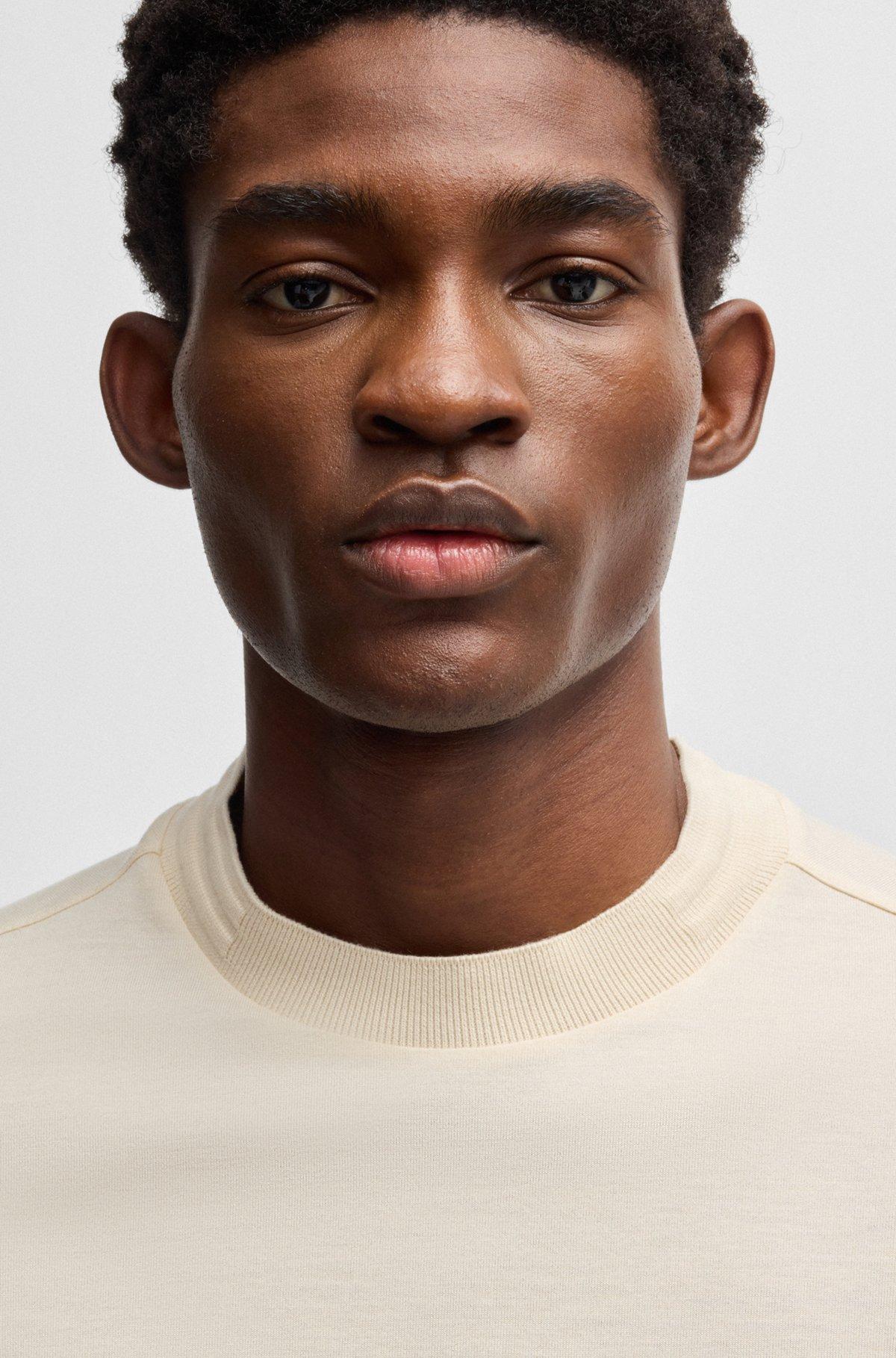 Regular-fit T-shirt in stretch flannel Product Image