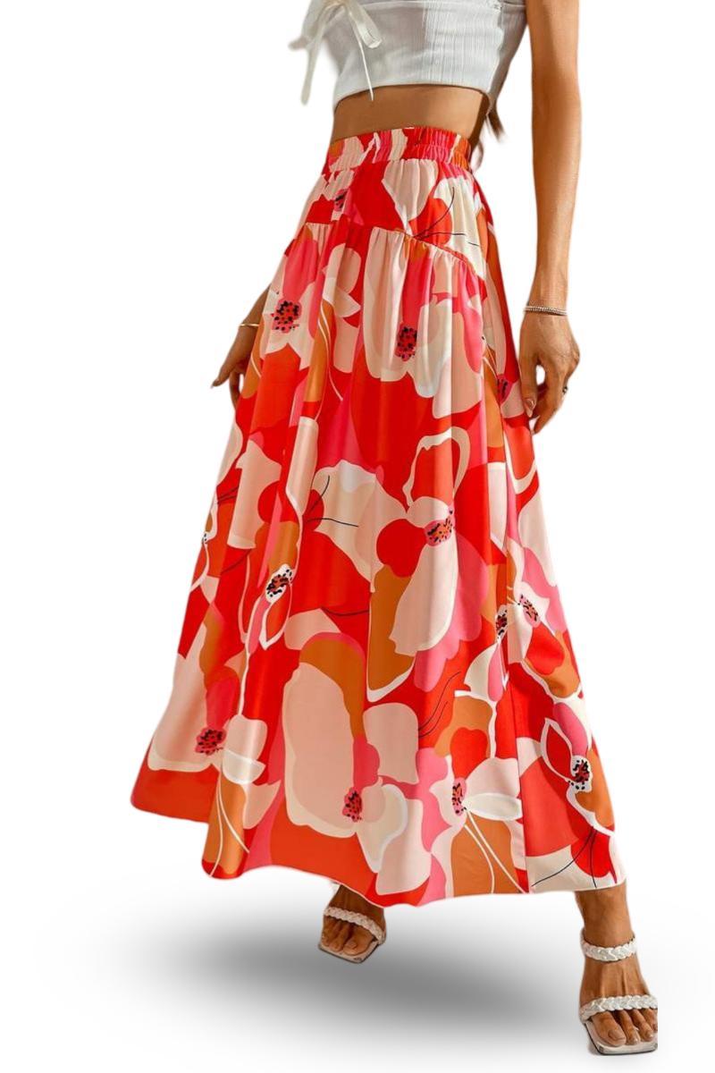 Luv Fashion Floral Skirt Product Image