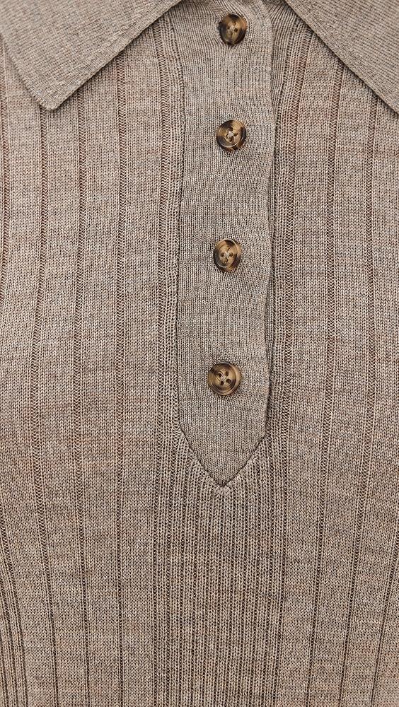Reformation Hermia Regenerative Merino Polo | Shopbop Product Image