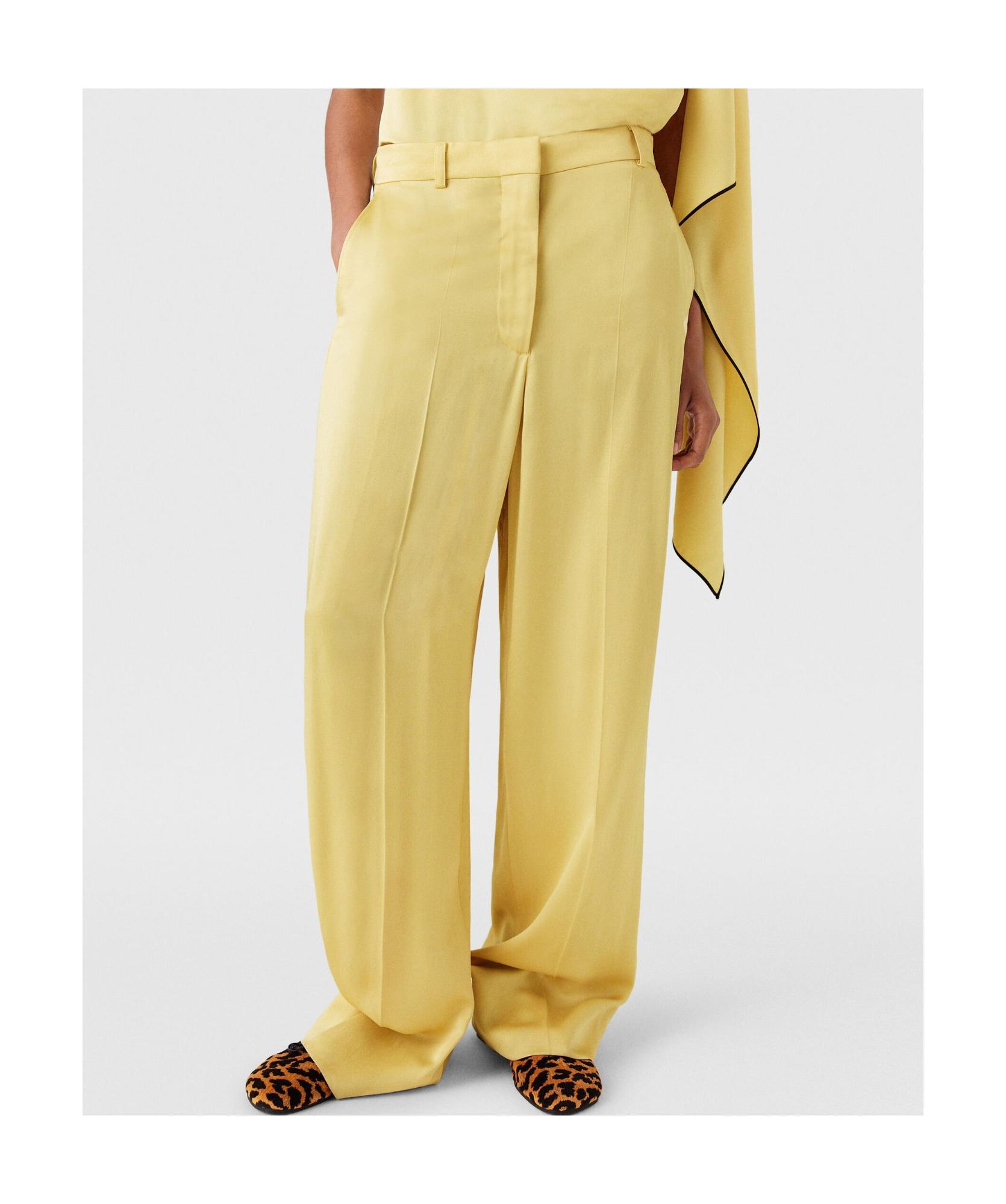 STELLA MCCARTNEY Yellow Wool Pants Product Image