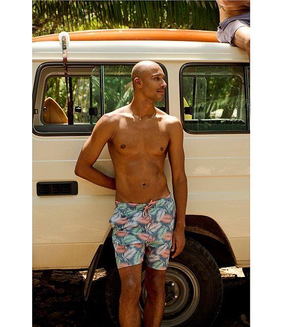 Faherty Shorelite 7#double; Inseam Swim Trunks Product Image