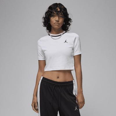 Womens Short-Sleeve Knit Top Product Image