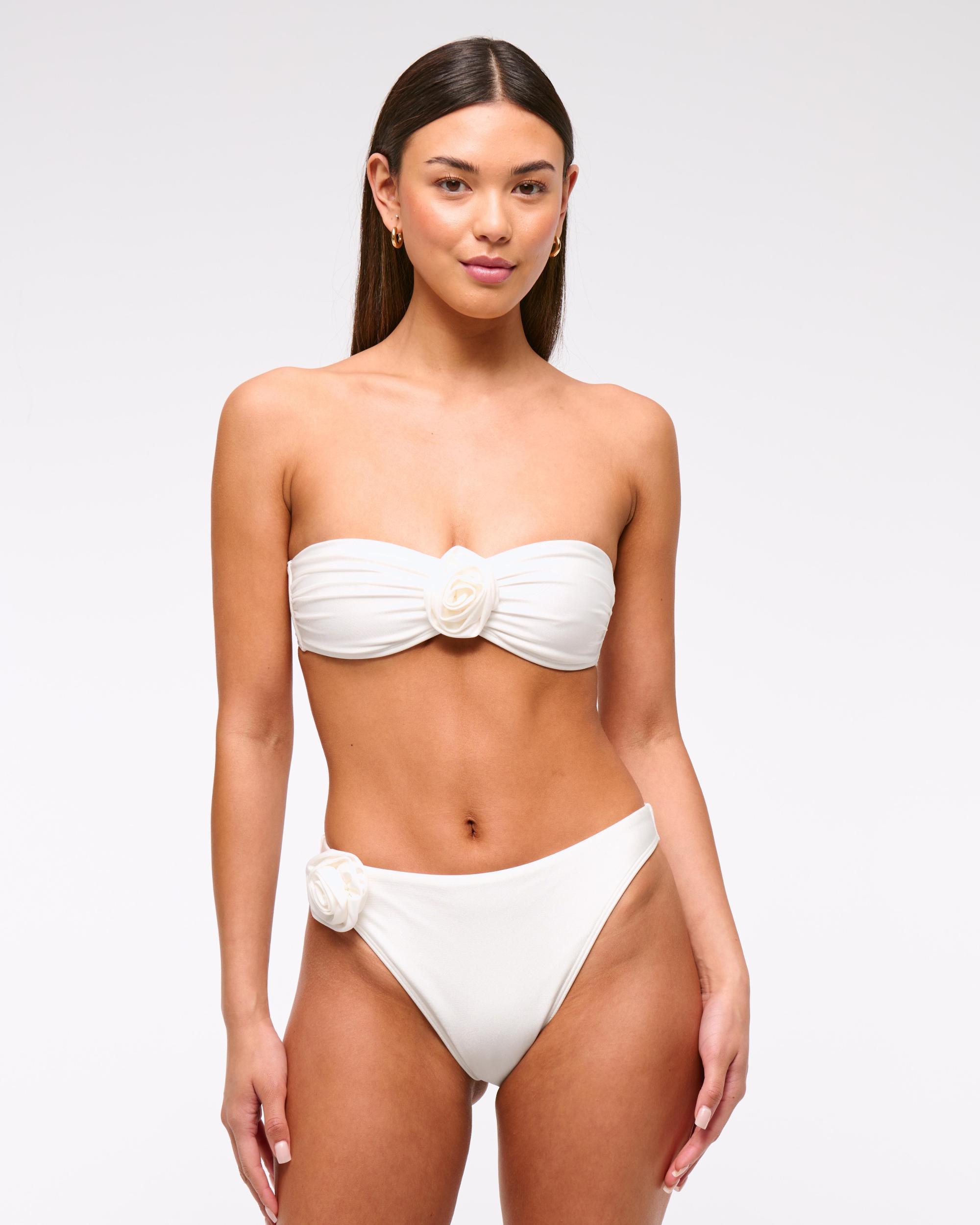 Rosette Bandeau Bikini Top Product Image