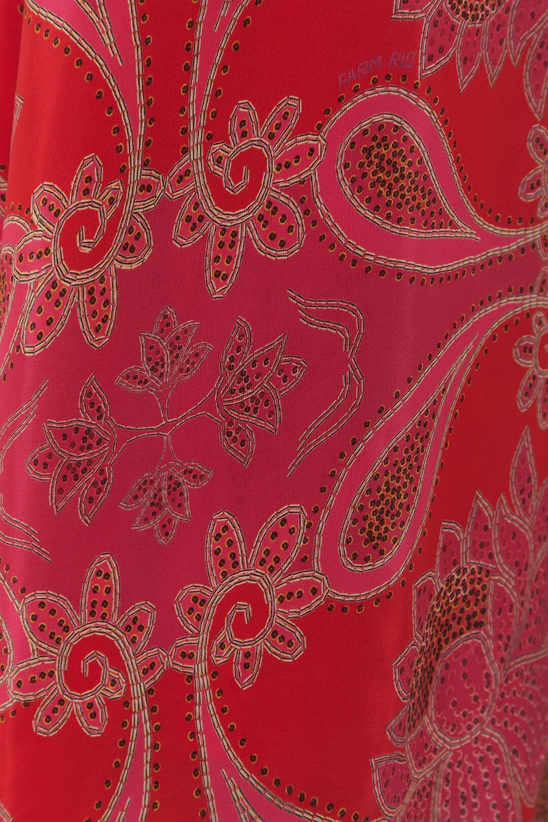 Pink Floral Glam Scarf Maxi Dress, FLORAL GLAM SCARF PINK / XXS Product Image
