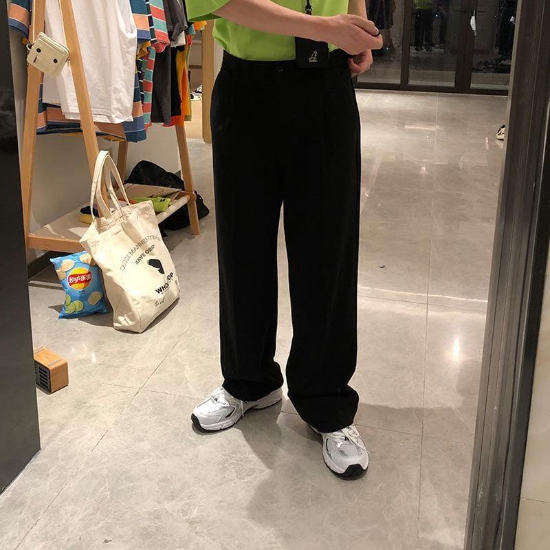 RT No. 3103 BLACK WIDE PANTS Product Image
