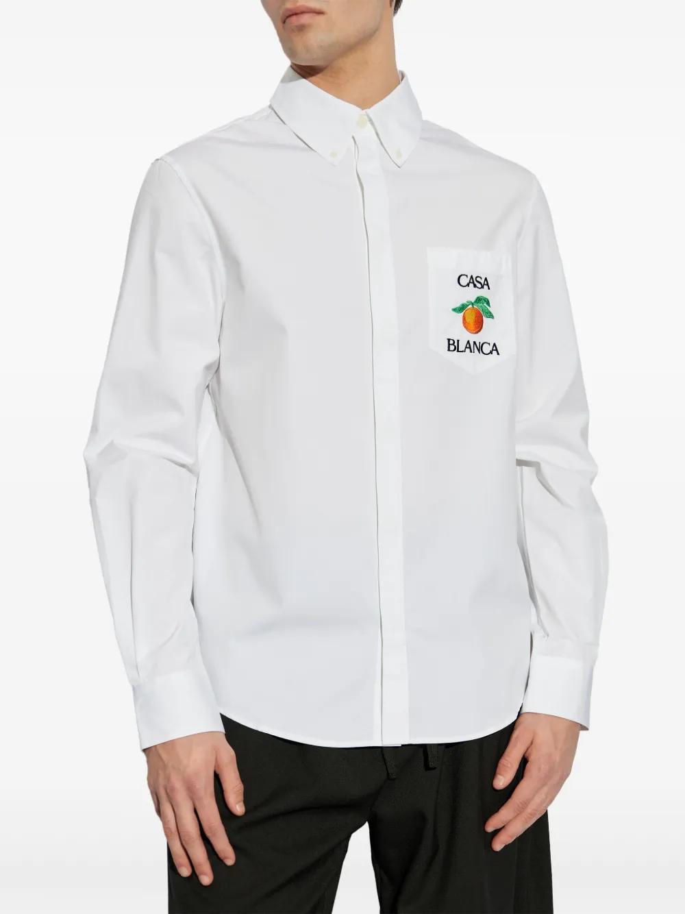 embroidered shirt Product Image