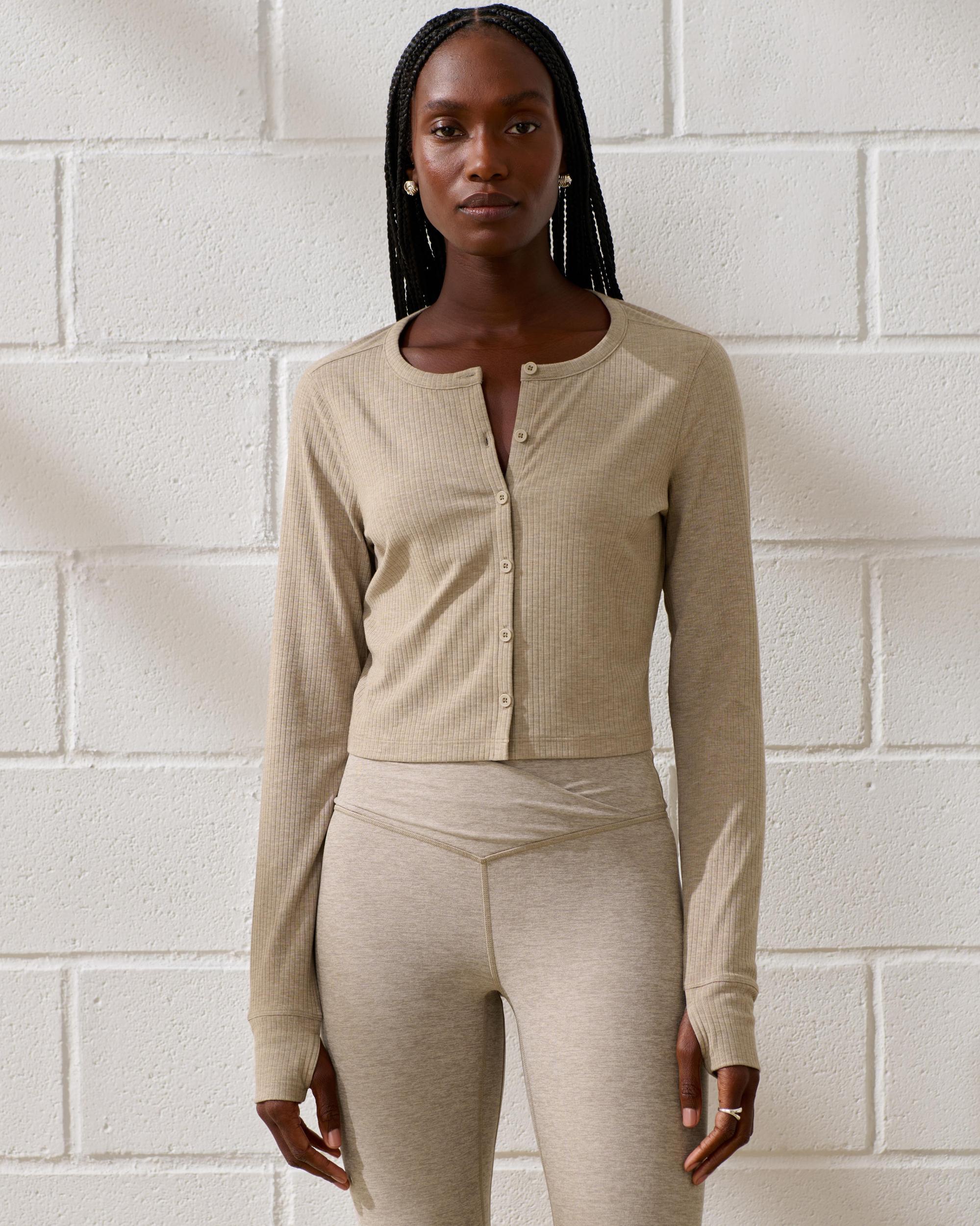 YPB Active Rib Cardigan Product Image