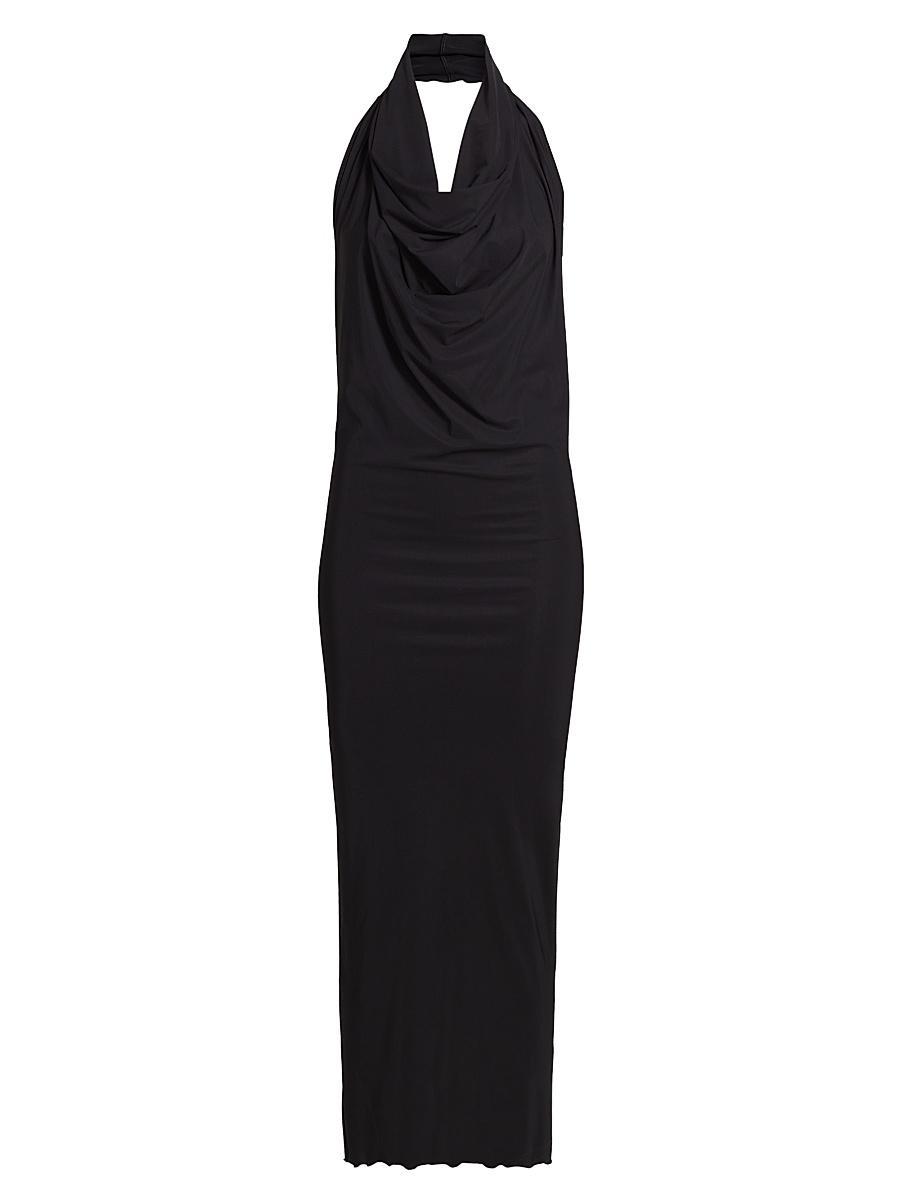 Womens Keira Jersey Cowlneck Midi-Dress Product Image
