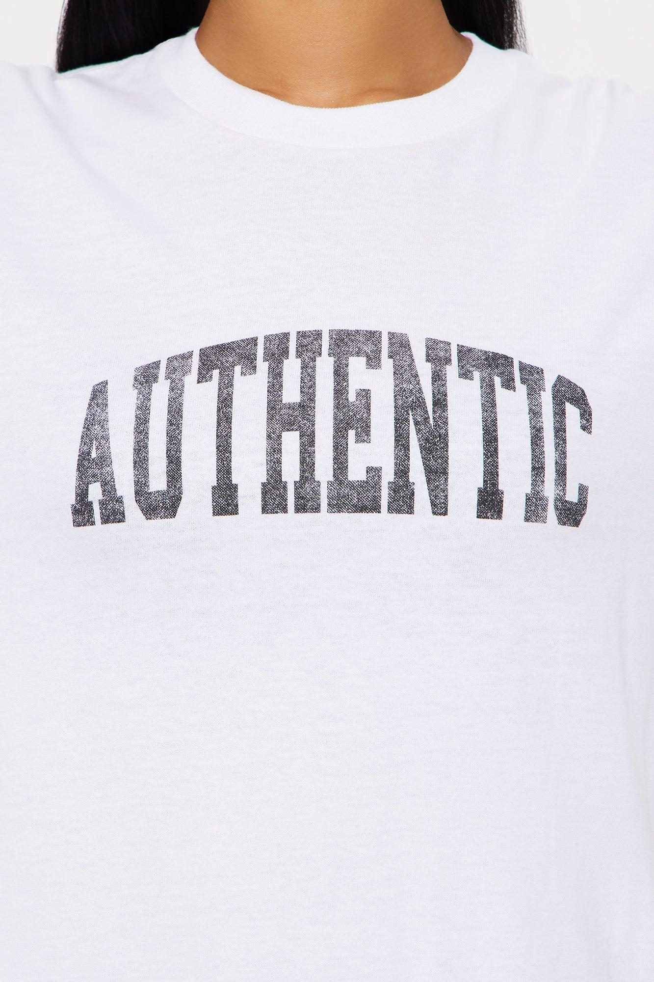 Authentic Oversized Tee - White Product Image