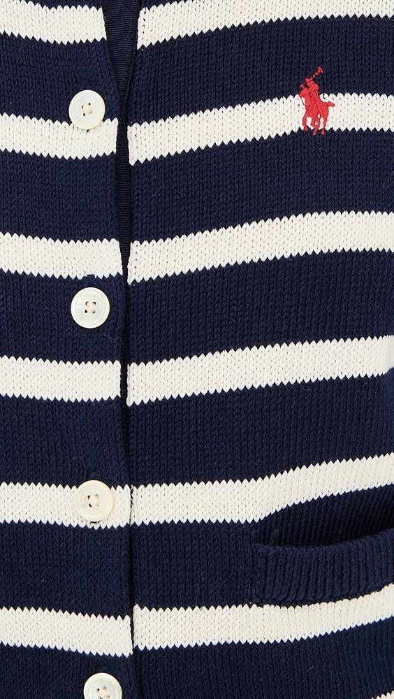 Polo Ralph Lauren Cotton Jersey Stripe Cardigan | Shopbop Product Image