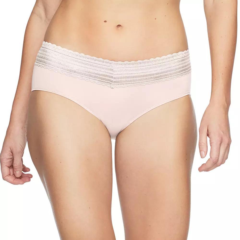 Warners No Pinching, No Problems Dig-Free Comfort Waist with Lace Microfiber Hipster 5609J, Womens Product Image