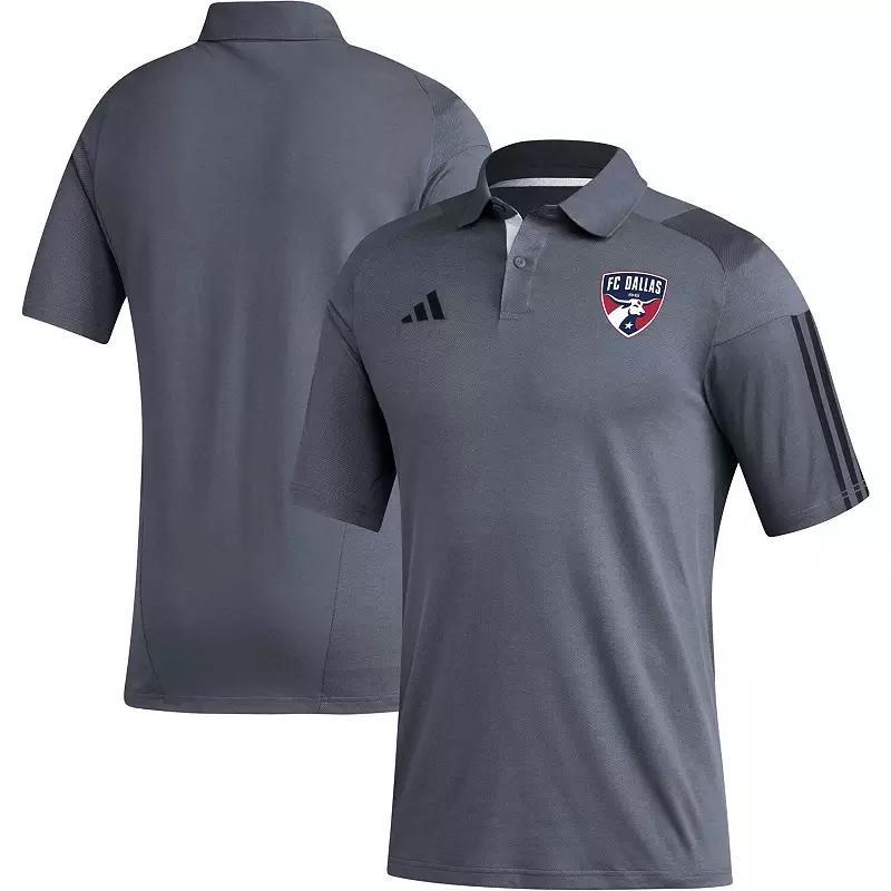 Mens adidas Gray D.C. United 2023 On-Field Training Polo Product Image