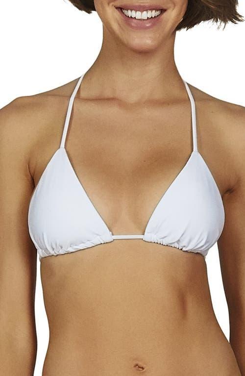 Womens Ella Bead-Embellished Triangle Bikini Top Product Image