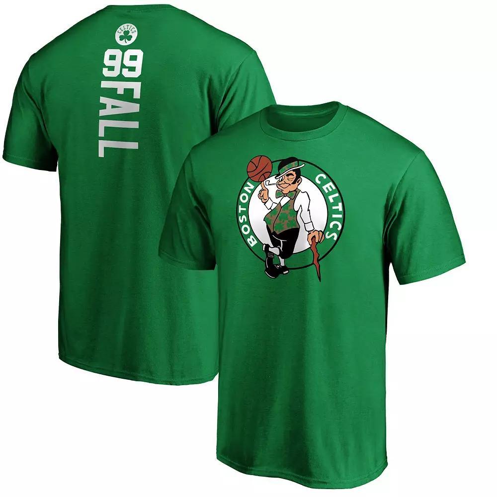 Men's Fanatics Tacko Fall Kelly Green Boston Celtics Playmaker Name & Number T-Shirt, Size: Medium Product Image
