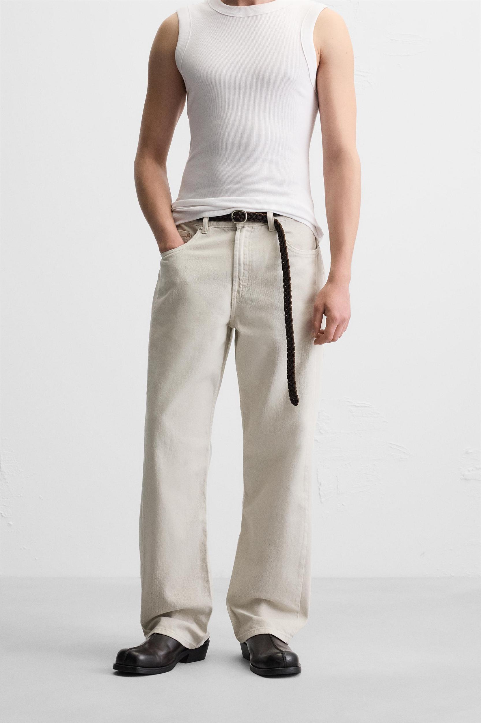 RELAXED STRAIGHT FIT JEANS Product Image